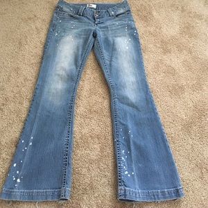 SO distressed denim Jeans Juniors Size 11